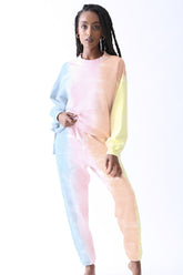 Ester Sweatpant - Honeysuckle/Rosewater/Blue